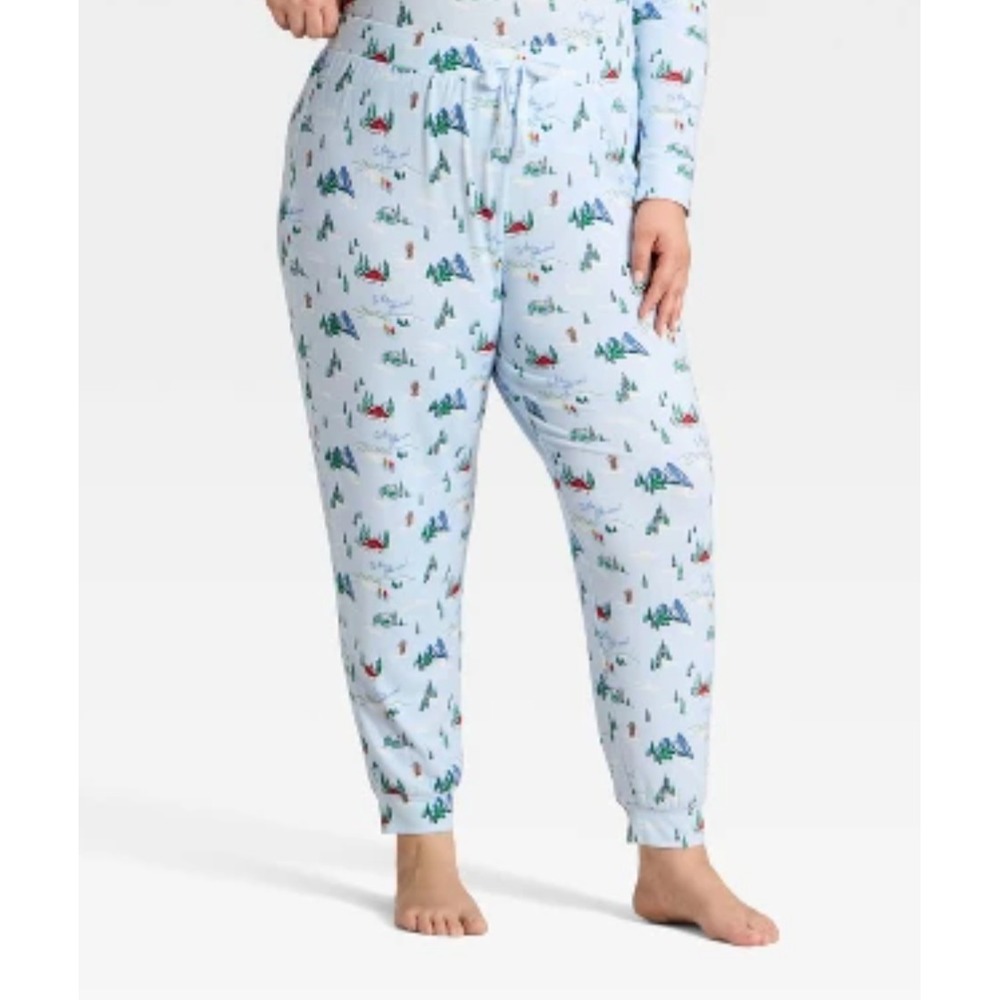 Women's Tis the ski-son Wondershop cozy knit Pajama Pants size 2X